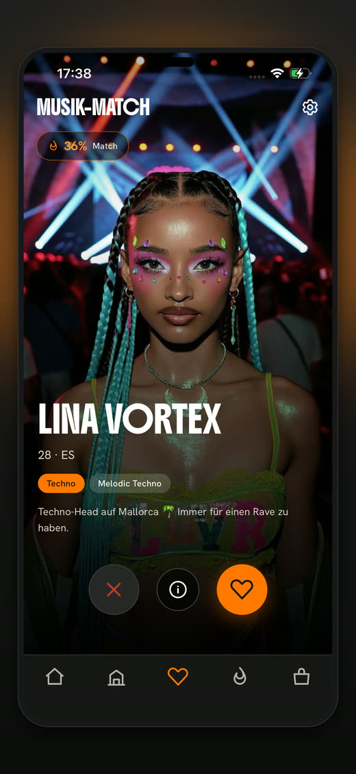 Outfit-Voting in der BASSCAMP-App